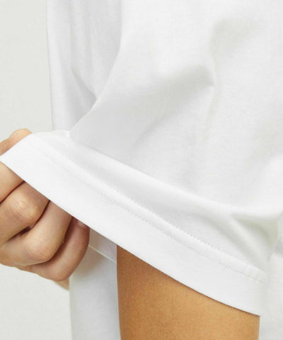 Ghadzi Evolve Eternal Graphic Printed Oversized White T-Shirt