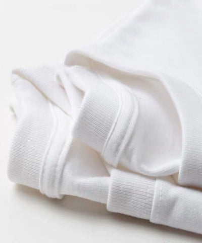 Ghadzi Classic Graphic Printed Oversized White T-Shirt