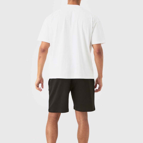 Ghadzi Evolve Eternal Graphic Printed Oversized White T-Shirt