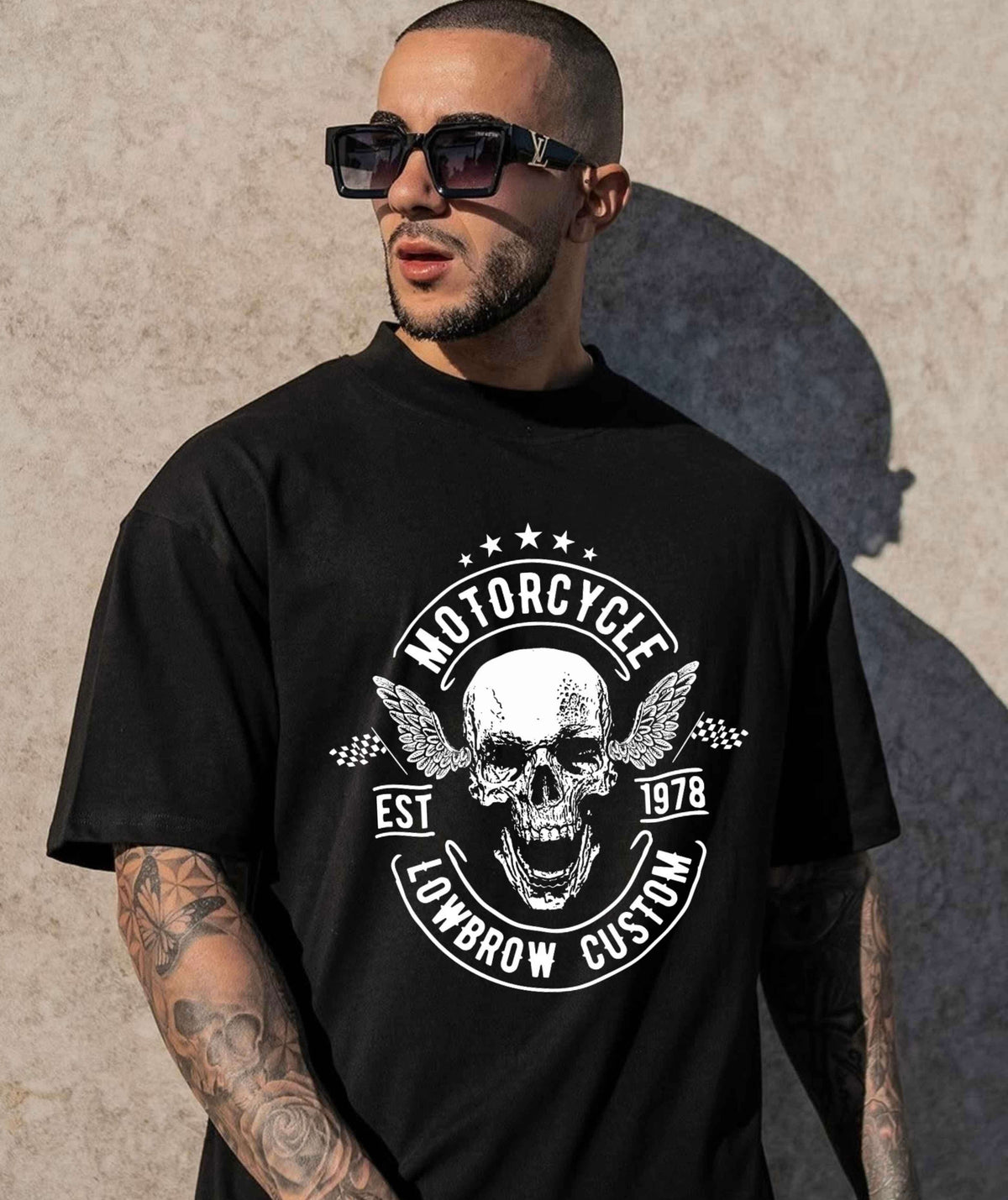 Ghadzi Lawbrow Custom Graphic Printed Oversized T-Shirt
